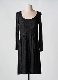 Rochie midi mâneci lungi mâneci lungi negru KANOPE femme