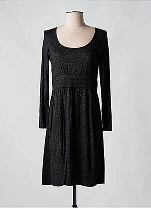 Rochie midi mâneci lungi mâneci lungi negru KANOPE femeie