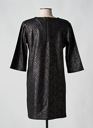 Rochie scurtă mâneci 3/4 mâneci 3/4 negru QUINZE HEURES TRENTE femeie