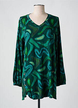 Tunică mâneci lungi verde AGATHE & LOUISE femeie