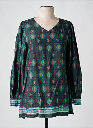 Tunică mâneci lungi verde AGATHE & LOUISE femeie