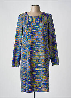Rochie midi mâneci lungi mâneci lungi albastru DIANE LAURY femeie
