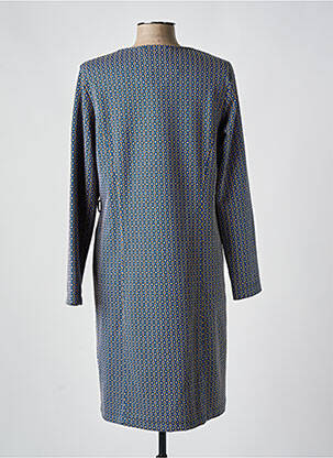 Rochie midi mâneci lungi mâneci lungi albastru DIANE LAURY femeie