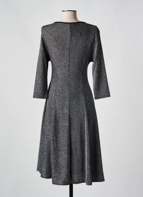 Rochie midi argintiu VIRGINIA KEY femeie