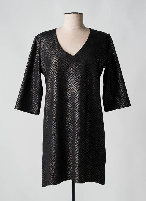 Rochie scurtă negru QUINZE HEURES TRENTE femeie