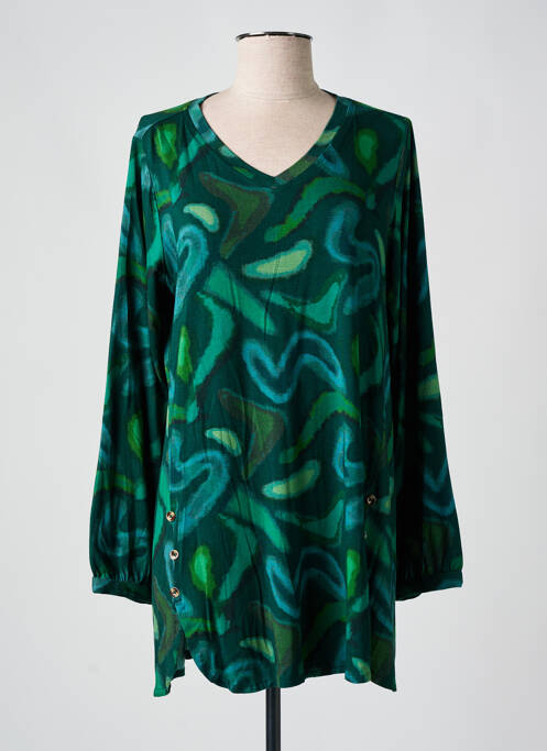 Tunică mâneci lungi verde AGATHE & LOUISE femeie