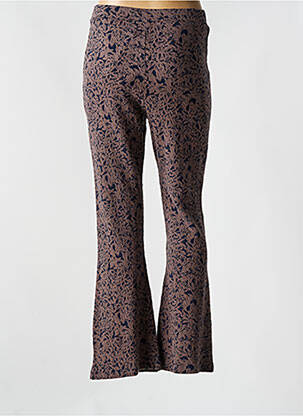 Pantalon evazat elasticitate talie înaltă maro AGATHE & LOUISE femeie