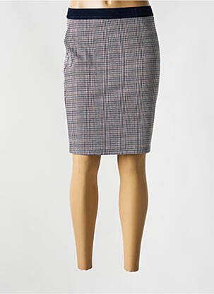 Fustă midi albastru SIGNATURE femeie