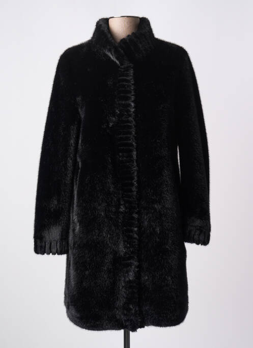 Palton lung negru STUDIO BIRKIN femeie