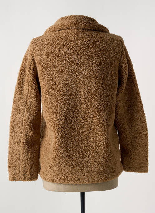 Vestă cu mâneci lungi maro FREDA femeie