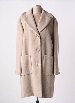 Palton lung bej WEEKEND MAXMARA femeie