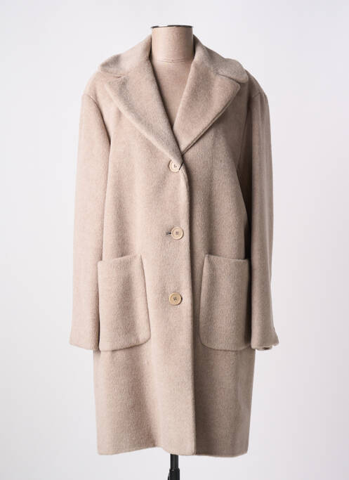 Palton lung bej WEEKEND MAXMARA femeie