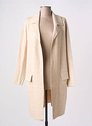 Vestă cu mâneci lungi bej TANDEM femeie