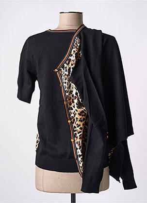 Twin-set imprimeu animal negru MARINA V femeie