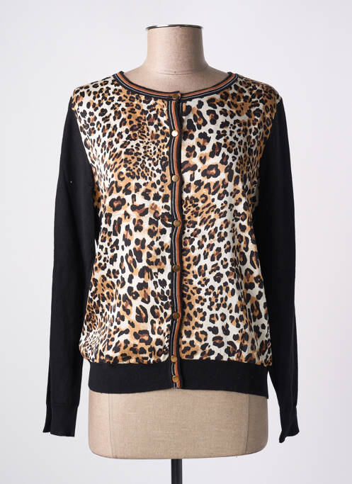 Vestă cu mâneci lungi negru MARINA V femeie