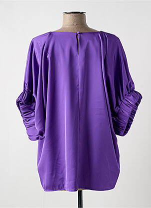 Top croială fluidă mâneci 3/4 violet LES ACOLYTES femeie
