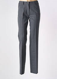 Pantalon slim buzunare talie înaltă gri KACY femme