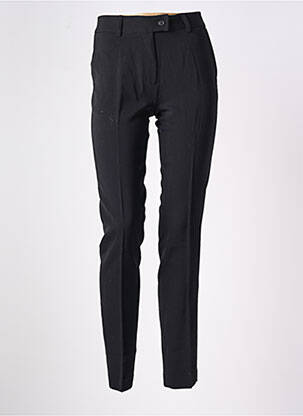 Pantalon slim talie înaltă talie înaltă negru KACY femeie
