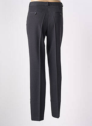 Pantalon drept talie cu cleme talie înaltă gri KACY femeie