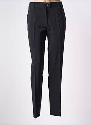Pantalon slim talie înaltă talie înaltă negru KACY femeie