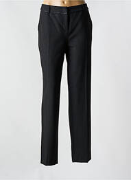 Pantalon drept închidere cu fermoar sub clapetă cu cârlig negru GERARD DAREL femme