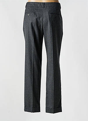 Pantalon drept închidere cu fermoar sub clapetă cu cârlig gri WEEKEND MAXMARA femeie