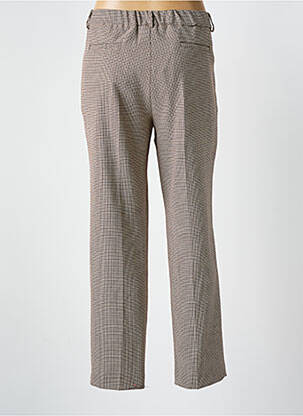 Pantalon drept închidere cu fermoar sub clapetă cu cârlig bej GERARD DAREL femeie