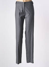 Pantalon drept închidere cu fermoar sub clapetă cu cârlig mărime normală gri GERARD DAREL femeie