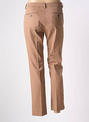 Pantalon 7/8 închidere cu fermoar sub clapetă cu cârlig mărime normală maro WEEKEND MAXMARA femeie