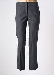 Pantalon drept închidere cu fermoar sub clapetă cu cârlig mărime normală gri WEEKEND MAXMARA femme