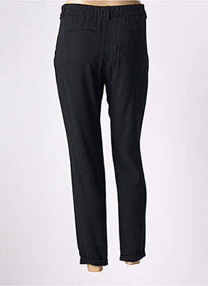 Pantalon drept talie elastică mărime normală negru PABLO femeie