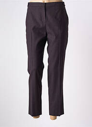 Pantalon 7/8 închidere cu fermoar sub clapetă cu cârlig mărime normală violet PABLO femme