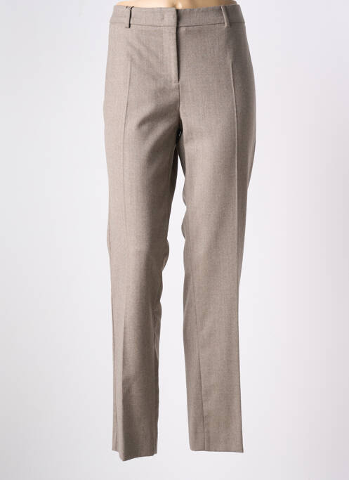 Pantalon drept bej WEEKEND MAXMARA femeie