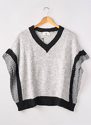 Pulover gri STUDIO PARISIEN femeie