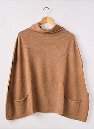 Pulover cu guler înalt maro ALEXANDRE LAURENT femeie