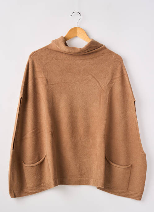 Pulover cu guler înalt maro ALEXANDRE LAURENT femeie