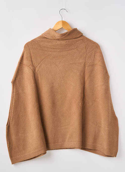 Pulover cu guler înalt maro ALEXANDRE LAURENT femeie