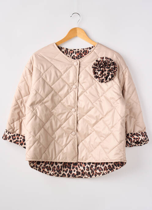 Geacă matlasată bej KACY femeie