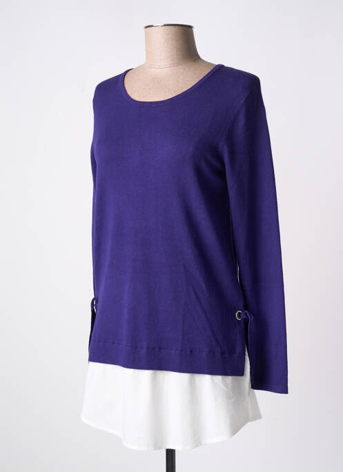 Tunică mâneci lungi violet MARBLE femeie