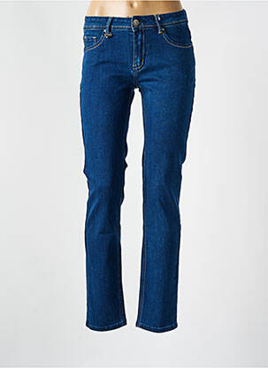 Blugi cu croială slim albastru S.QUISE femeie