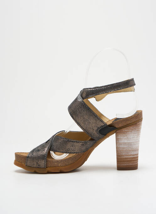 Sandale/Pantofi decupați gri FLY LONDON femeie