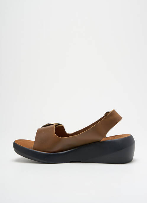 Sandale/Pantofi decupați maro FLY LONDON femeie