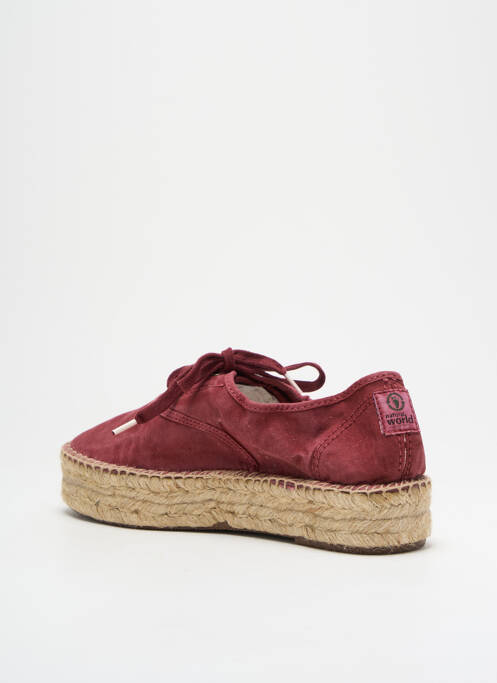 Espadrile violet NATURAL WORLD femeie