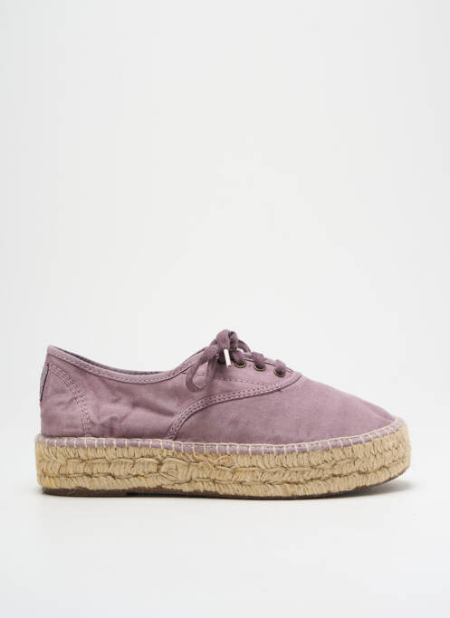 Espadrile violet NATURAL WORLD femeie