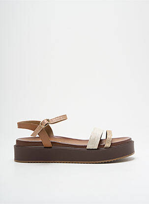 Sandale/Pantofi decupați auriu L'ATELIER TROPÉZIEN femeie