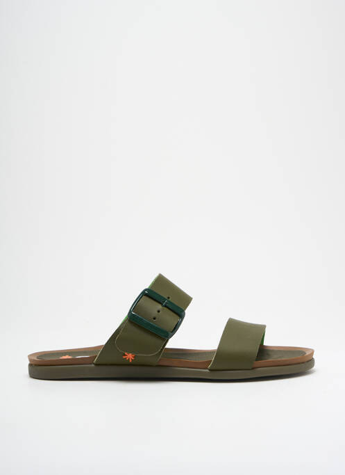 Mulete/Saboți verde ART femeie