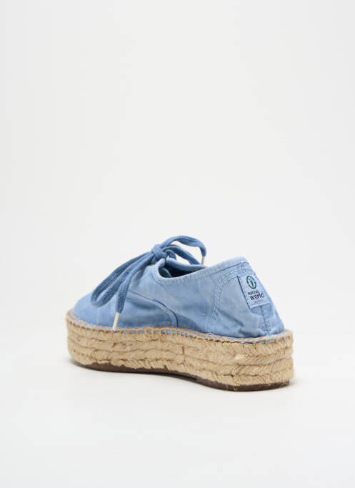 Espadrile albastru deschis NATURAL WORLD femeie
