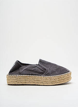 Espadrile platformă toc de 4 la 6 cm negru NATURAL WORLD femeie