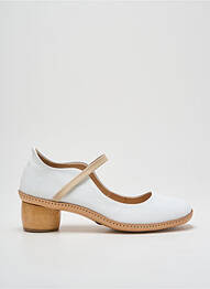 Pantofi cu toc toc pătrat toc de 4 la 6 cm alb NEOSENS femeie