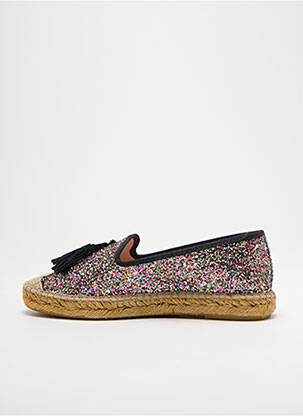Espadrile vârf rotund toc plat până la 3 cm negru SPARTUM femme